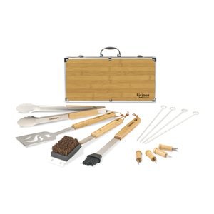 Cuisinart Outdoors 101725 - Bamboo 13 PC Grill Tool Set