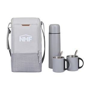 Gemline 101786 - Parkview Recycled rPET Insulated Coffee-to-Go Carry Tote