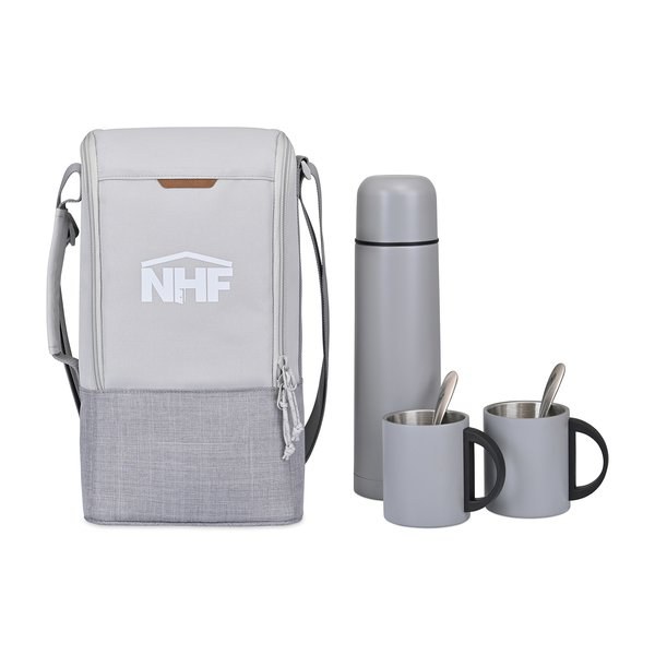 Gemline 101786 - Parkview Recycled rPET Insulated Coffee-to-Go Carry Tote