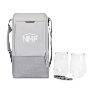 GiftRetail 101787 - Parkview Recycled rPET Insulated Wine-to-Go Carry Tote