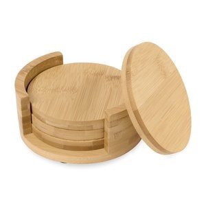 GiftRetail 102173 - Bamboo Coaster Set