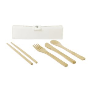 GiftRetail 102205 - Zero-Waste Bamboo Utensil Kit