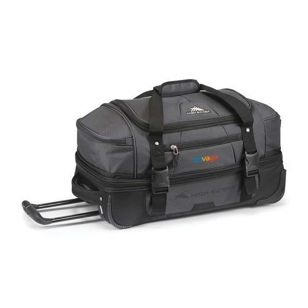 High Sierra 102316 - Bolsa de lona con ruedas Fairlead de 22" con fondo abatible