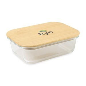 Gemline 102335 - 2 Cup Bamboo Storage Container