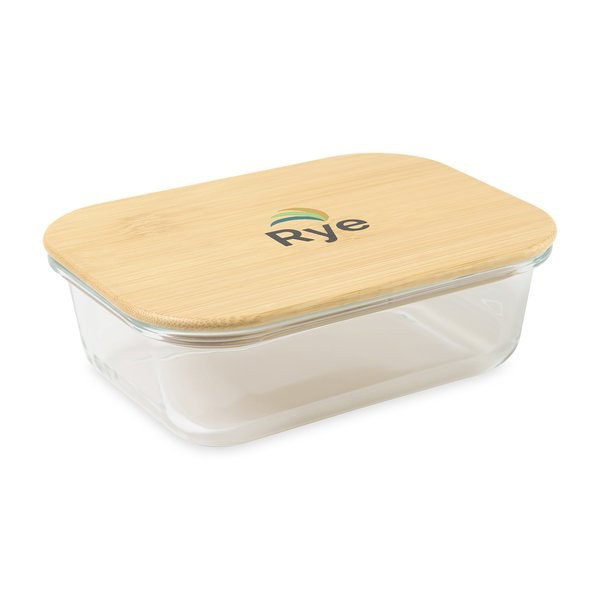 Gemline 102335 - 2 Cup Bamboo Storage Container