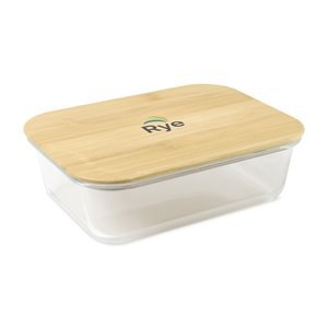 Gemline 102337 - Recipiente de bambú para alimentos de 7 tazas