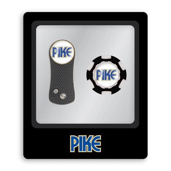 Ahead 102621 - Juego de Regalo con Herramienta de Reparación de Divots Switchfix y Marcador de Pelota con Ficha de Póker
