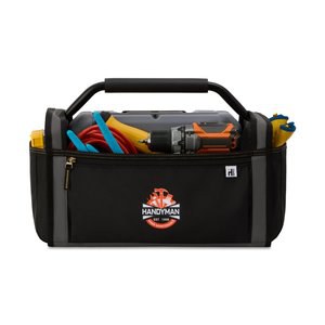 Heritage Supply Pro 102783 - Bolso portaherramientas de PET reciclado con tapa abierta
