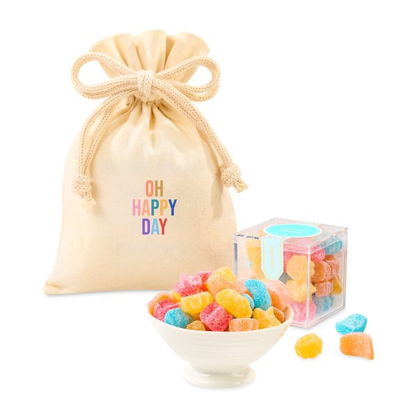 Gourmet Expressions 102853 - Bolsa de regalo con cubo de caramelos Ácidos Celestiales de Sugarfina