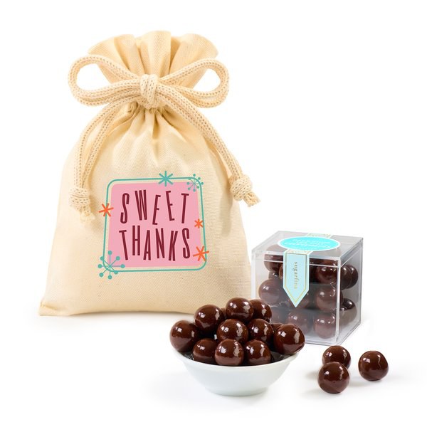 Gourmet Expressions 102890 - Sugarfina Sea Salt Caramels Candy Cube Gift Bag