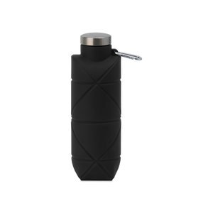Gemline 102993 - Clix Botella de silicona plegable con mosquetón - 23 oz