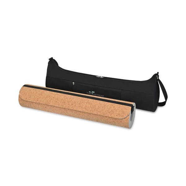 Gemline 103033 - Well Studio Cork Yoga Mat with Bag