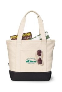 Gemline P1230 - Newport tote de algodón con cremallera