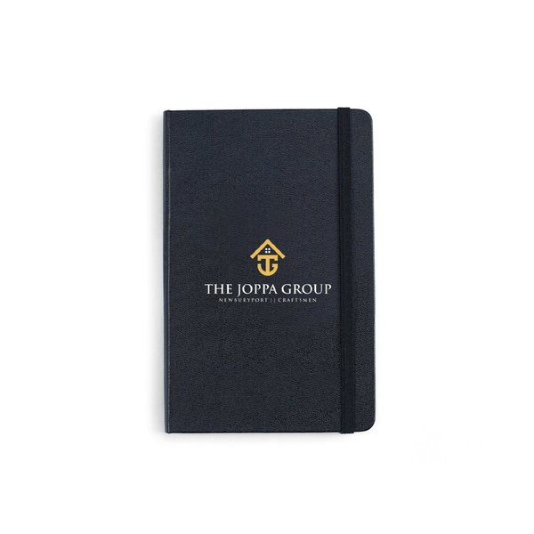 Cuaderno mediano de tapa dura rayado