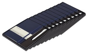 Pack of 10 Moleskine 100479 - Large Notebook and GO Pen Gift Set