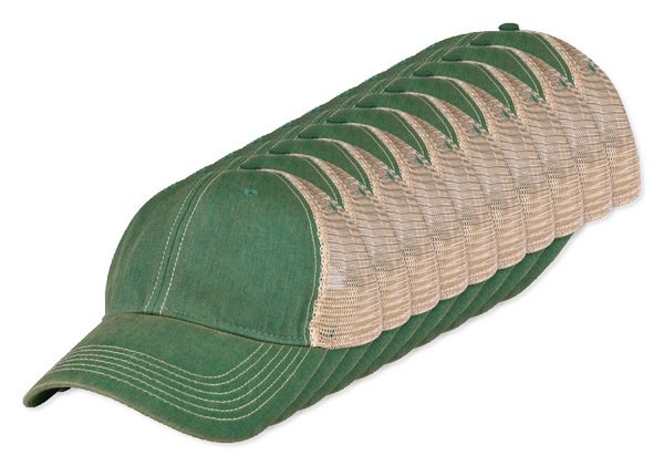 Pack of 10 Merrimack Hat Co. 102238 - Austin Vintage Trucker