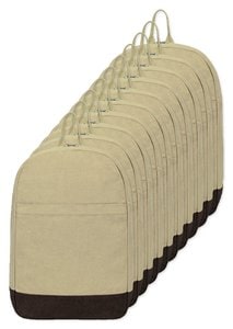 Pack de 100 GiftRetail 102266 - Mochila para portátil de algodón reciclado Ivy - AWARE™
