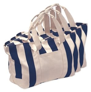 Pack de 30 GiftRetail P1241 - Bolso de Lona Rayado Grande