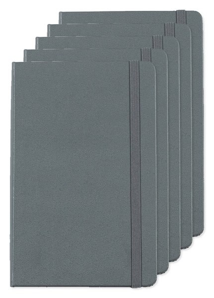 Cuaderno mediano de tapa dura rayado