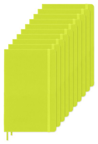 Cuaderno grande de tapa dura con rayas