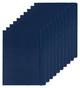 Pack of 10 Moleskine P40500 - Hard Cover Ruled X-Large Notebook