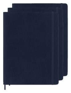 Pack of 30 Moleskine P40700 - Soft Cover Ruled X-Large Notebook