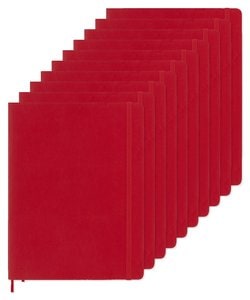 Pack of 100 Moleskine P40700 - Soft Cover Ruled X-Large Notebook