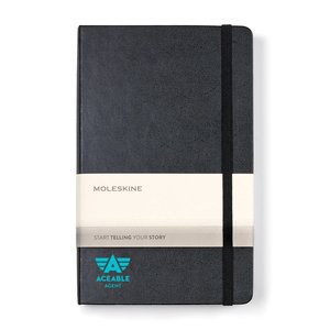 Moleskine 100195 - Hard Cover Ruled Large Expanded Notebook