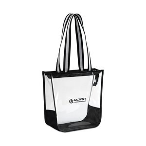 Gemline 100796 - Sigma bolso tipo tote transparente con cremallera