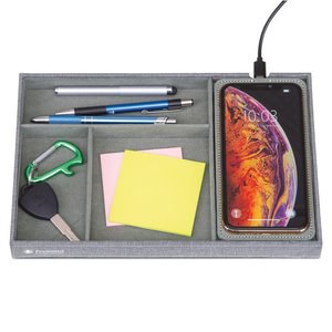 GiftRetail 100813 - Truman Wireless Charging Accessory Tray