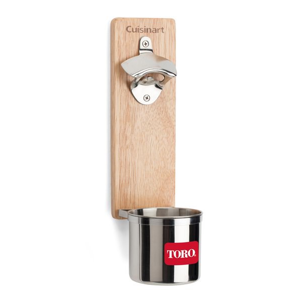 Cuisinart Outdoors 101077 - Abridor de botellas magnético y portavasos