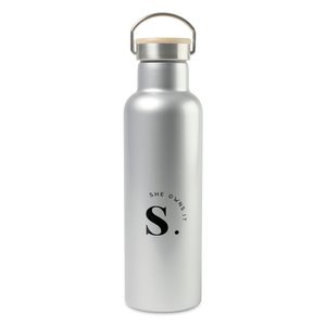 Aviana 101349 - ™ Metallics Double Wall Stainless Steel Wine Bottle - 25 Oz.
