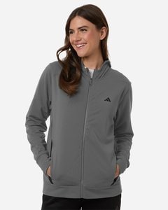 Adidas AT209 - Women's Game & Go Fleece Full-Zip Hooded Sweatshirt