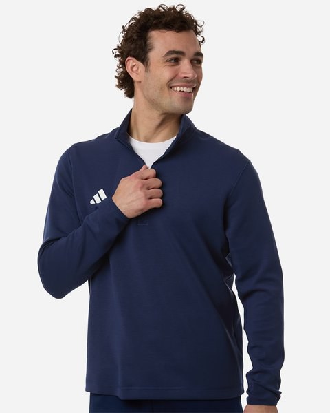 Pulóver de cremallera de tres rayas para hombre