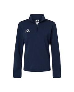 Adidas AT401 - Women's 3-Stripes Quarter-Zip Pullover