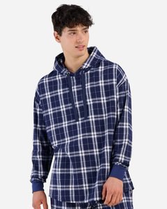 Boxercraft BU5301 - Unisex Flannel Hooded Pullover
