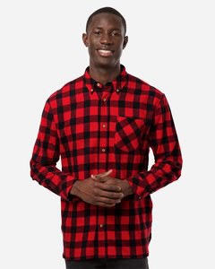 Boxercraft BU7401 - Camisa de franela con botones para hombre
