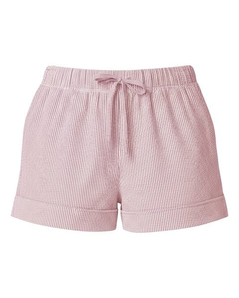 Pantalones cortos de mujer de seersucker