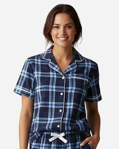 Boxercraft BW7101 - Camisa de franela para mujer de corte cuadrado