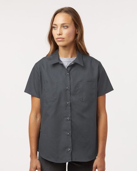 Dickies 5350 - Camisa de trabajo industrial de manga corta para mujer