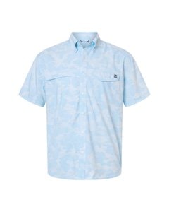 HUK H1500220 - Camisa de manga corta estampada Tidepoint para hombre