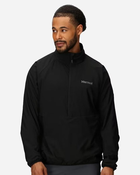 Suéter softshell aerotérmico para hombre con cremallera de un cuarto