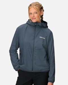 Marmot M16246 - Chaqueta con capucha de softshell aerotérmica para mujer