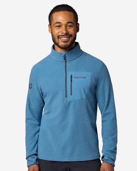 Marmot M16726 - Sudadera polar Air para hombre con cremallera de 1/4