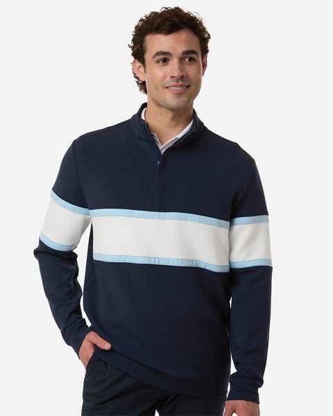 Swannies SWOQ500 - Men's Owen Quarter-Zip Colorblock Pullover